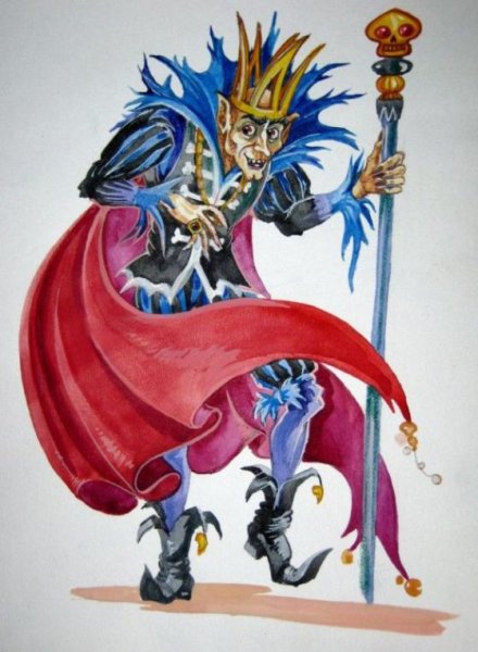 Баба Яга и Кощей раскраска