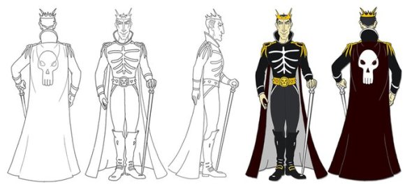 Кощей на прозрачном фоне