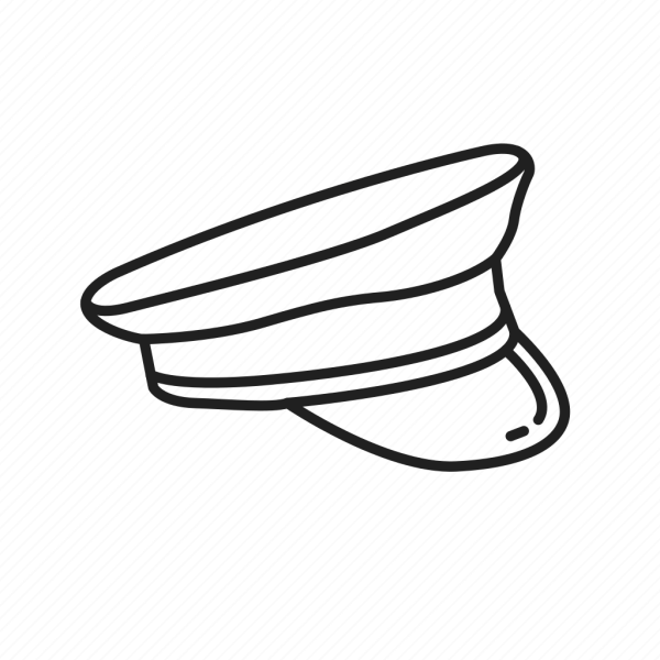 Фуражка карандашом