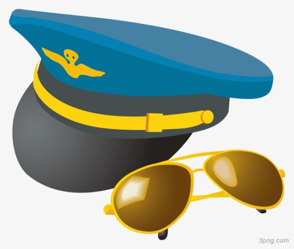 Полицейская фуражка без фона