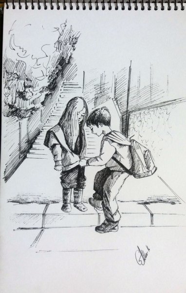 Брат рисунок