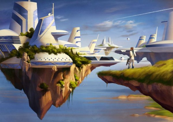 Рисунок на тему город будущего