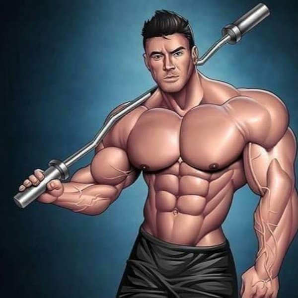 Силуэты бодибилдеров