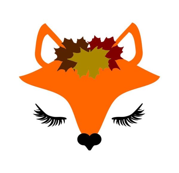 Мордочка лисички рисунок