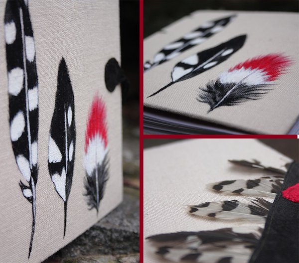 Перо дятла рисунок для детей