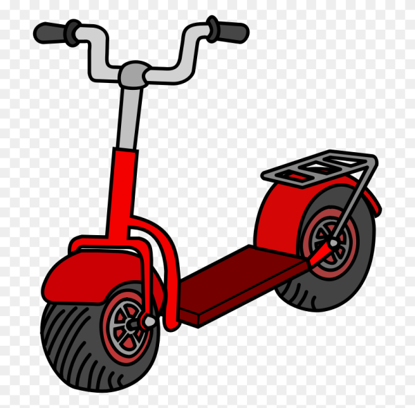 Самокат мультяшный