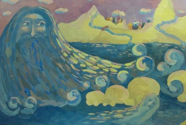 Дары Терека Лермонтов картина