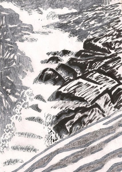 Река раскраска для детей