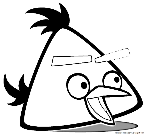 Чак Энгри бердз раскраска