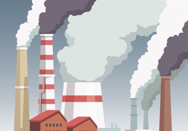 Выбросы в атмосферу рисунок