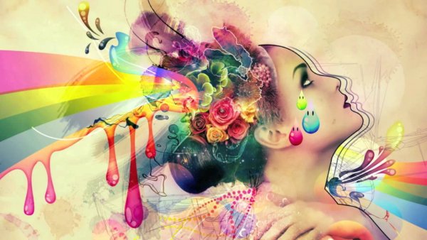 Разлитая краска