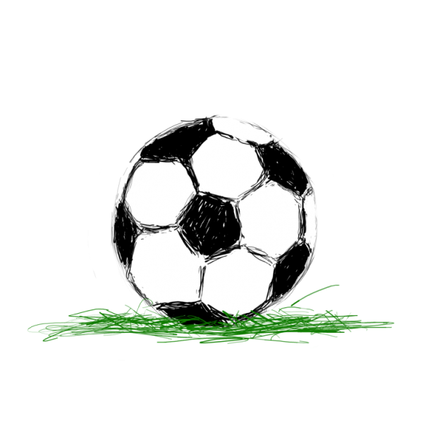 Рисунки для срисовки футбол