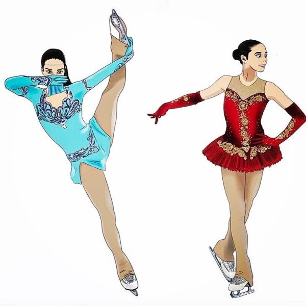 Фигурист рисунок