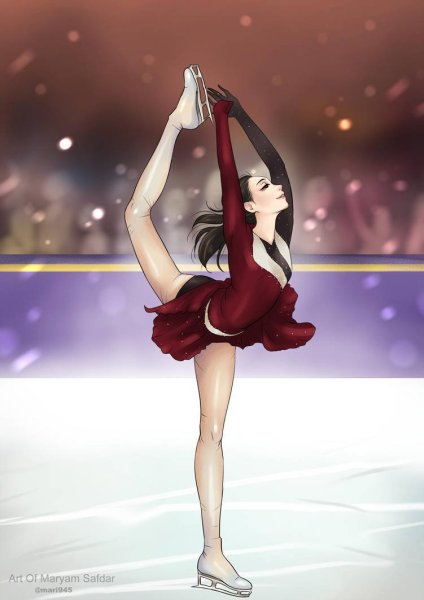 Юлия Плисецкая фигуристка аниме