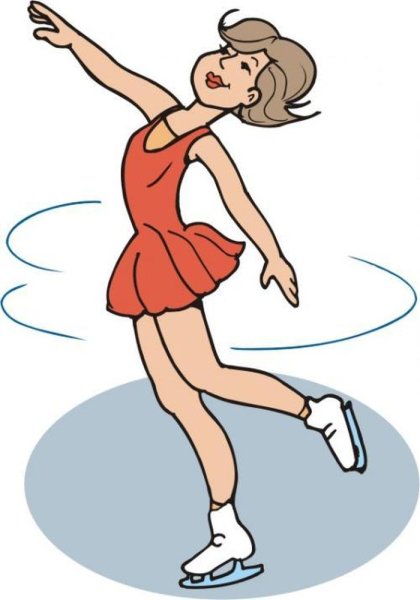 Мультяшные фигуристы