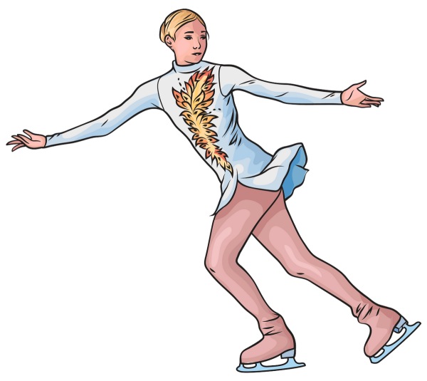 Мультяшные фигуристы