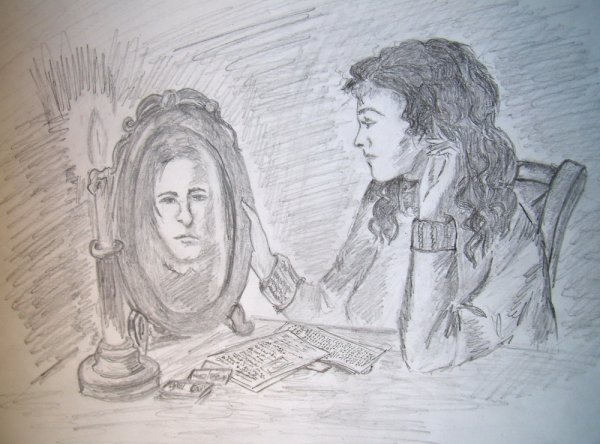 Рисунок к балладе Светлана