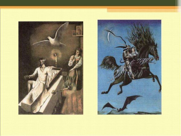 Баллада Светлана иллюстрации