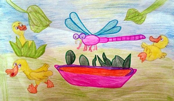 Храбрый утёнок Борис Житков рисунок