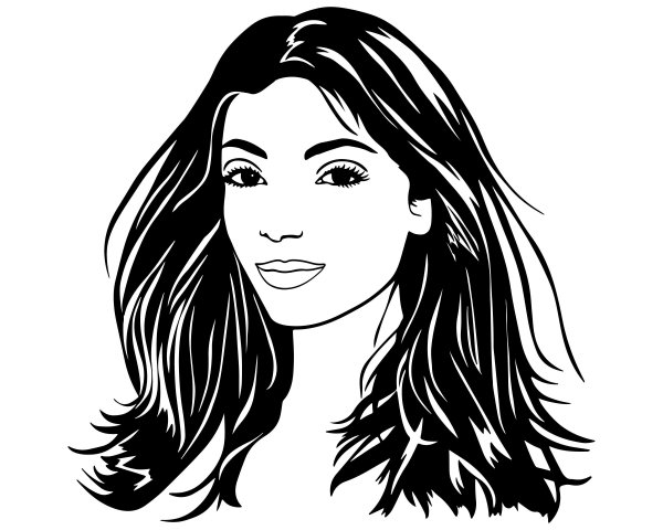 Прически на овальное лицо карандашом