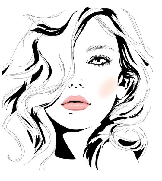 Портрет женщины карандашом