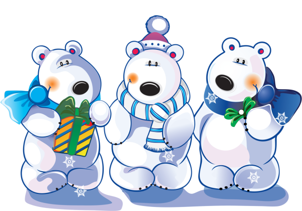 Новогодние мишки