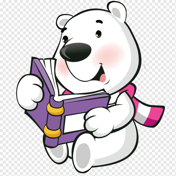 Белый медведь мультяшный