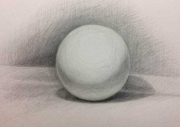 Шар карандашом