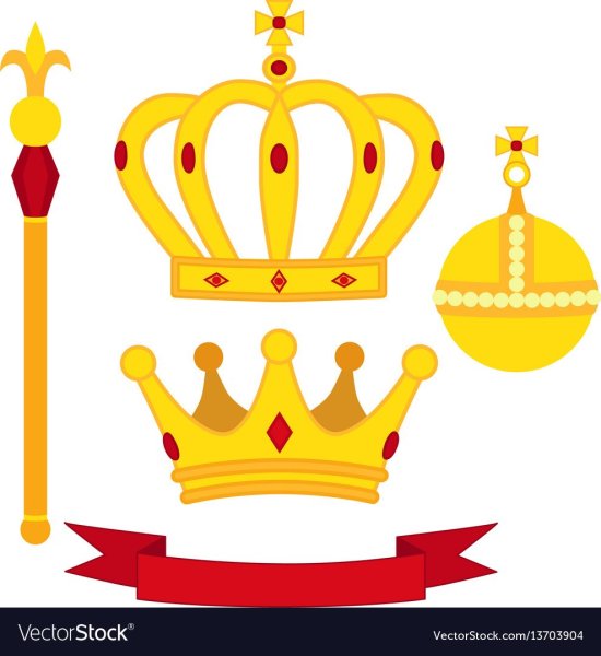 Корона скипетр и держава рисунок