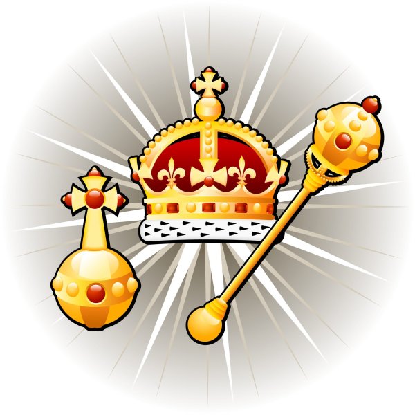 Скипетр царя вектор