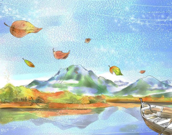 Пейзаж рисунок