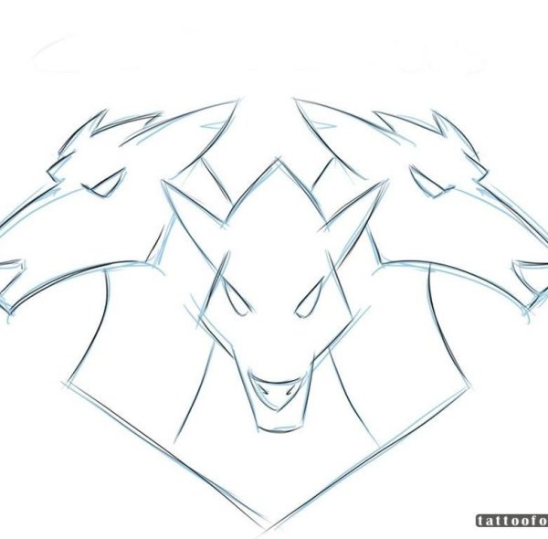 Цербер для срисовки