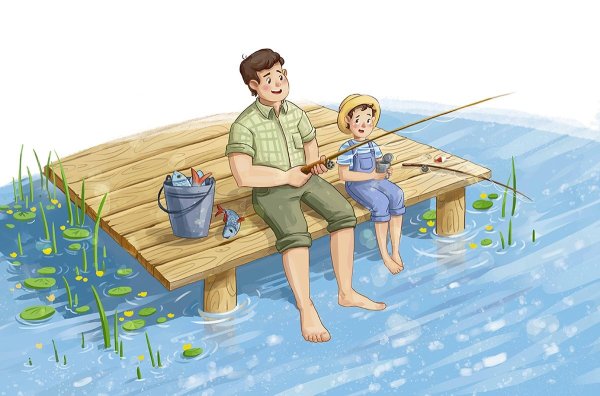 Рыбалка картинки для детей