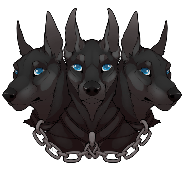 Трёх головый пес Цербер