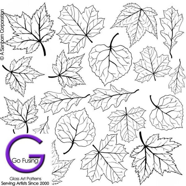 Виноградный лист эскиз