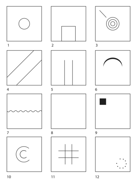Проективная методика 12 квадратов
