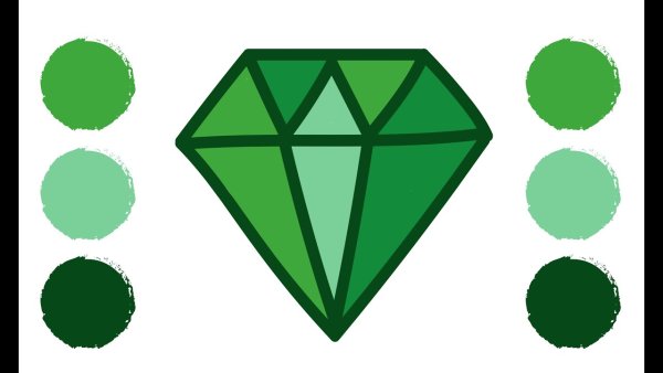 Изумруд вектор