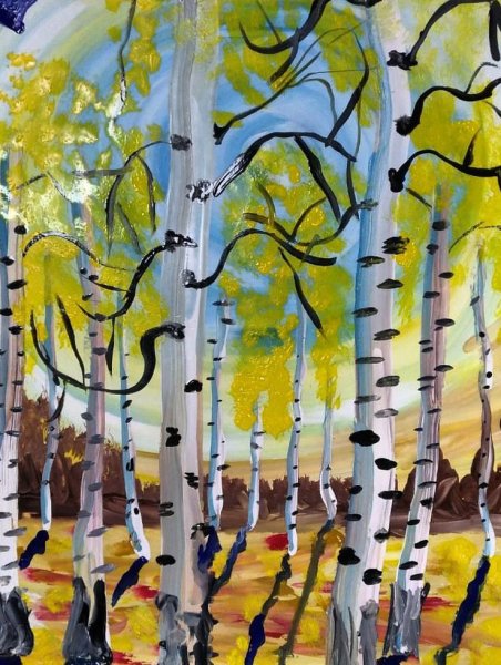 Художник Александр Болотов- березовый край