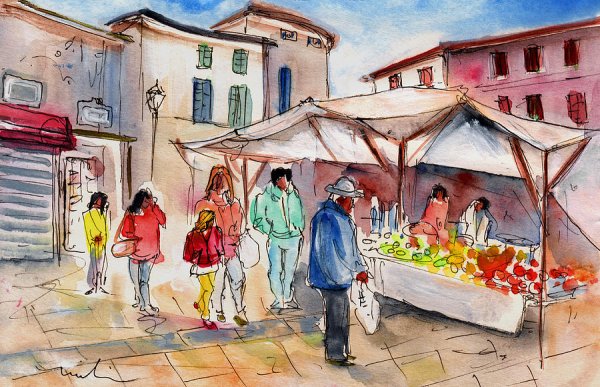 Лиможский рынок Мусоргский