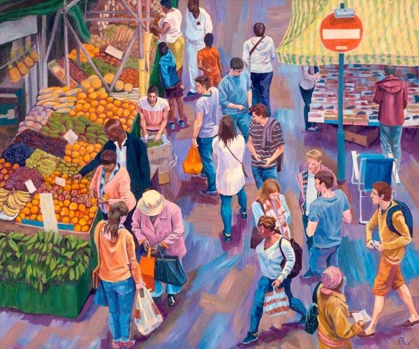 Рынок картина