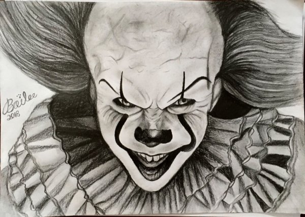 Клоун ПЕННИВАЙЗ 2017 арт страшный