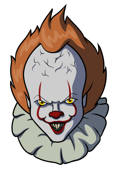 Оно клоун ПЕННИВАЙЗ рисунок