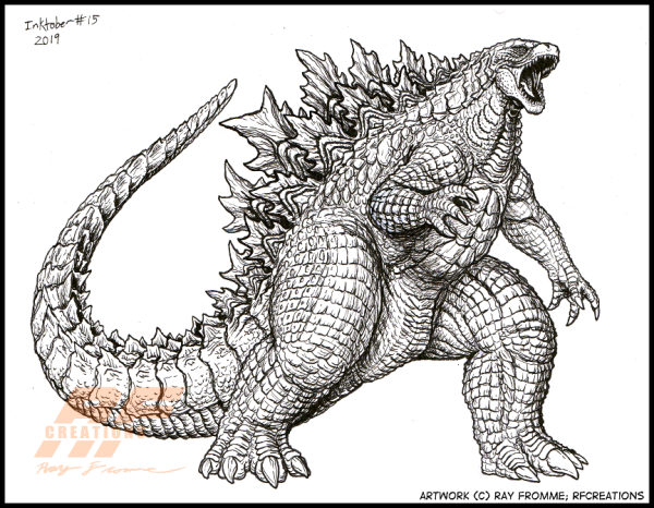 Чб Годзилла 2019