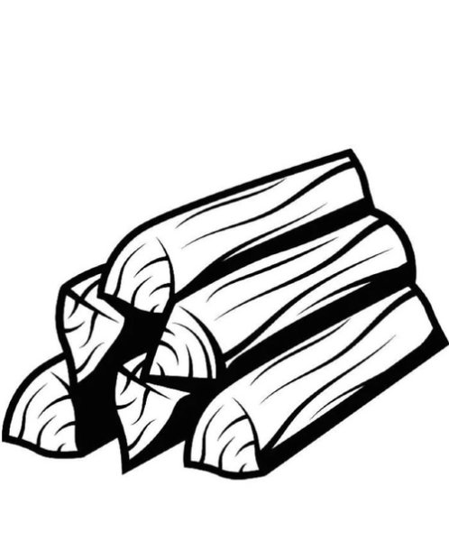 Дрова раскраска