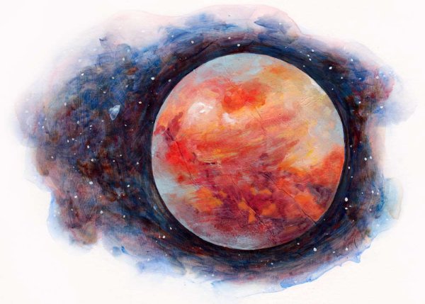 Планеты солнечной системы раскраска Меркурий