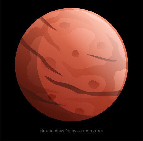 Космонавт на Марсе