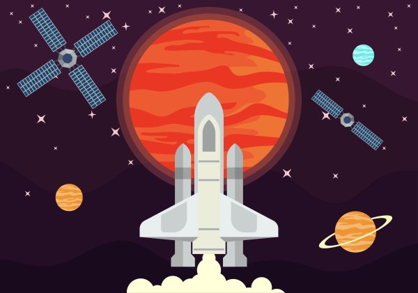 Марс рисунок