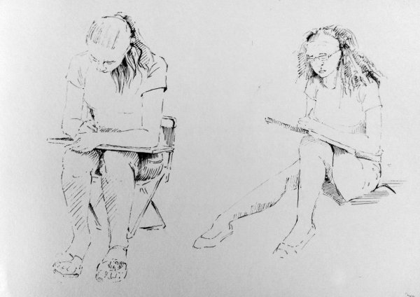 Натура для рисования человек