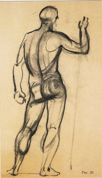 Николай Блохин портреты углем