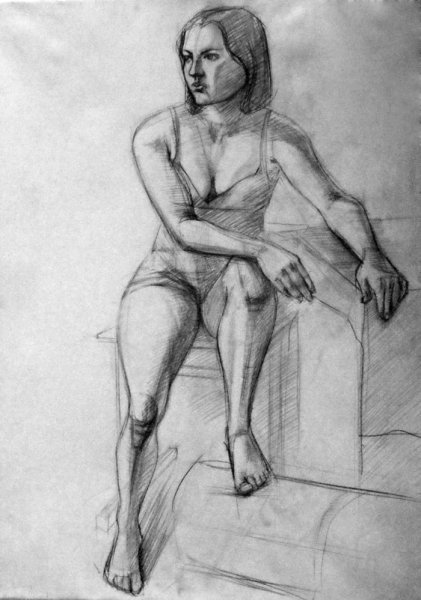 Академия Репина Академический рисунок фигура